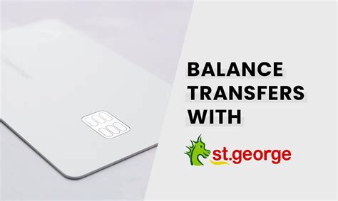 st george credit card balance transfer